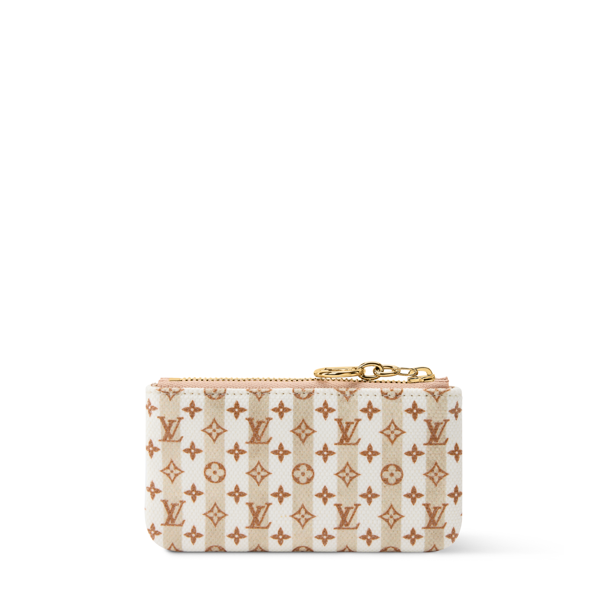 Louis Vuitton ケース ベージュ Key Pouch Other Monogram Canvas - Women - Small Leather Goods